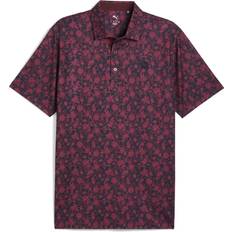 Blomstrede Polotrøjer Puma Carmela Floral Golf Polo Men - Deep Navy Ruby Shimmer