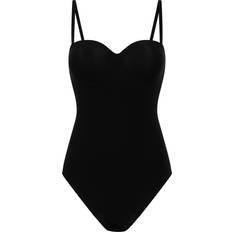 Cut-Out Shapewear & Undertøj Hunkemöller Glat Polstret Body - Sort
