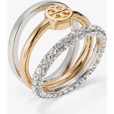Tory Burch Ringar Tory Burch Ring Med Skimrande Kristaller 45 MM