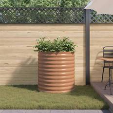 Pots, Plants & Cultivation Dakota Fields Garden Raised Bed Brown 80 x 80 x 44 cm Steel