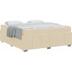 vidaXL Sengestel Med Madras Creme 180 x 200 cm Rammeseng