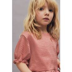 H&M Girls Dusty Pink Peplum Blouse