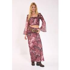 Paisley Skirts Nasty Gal Rust Maxi Skirt - Orange