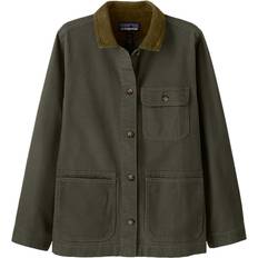 Dame - Økologiske Frakker Patagonia Point Reyes Canvas Coat Fritidsjakke Damer - Olivengrøn