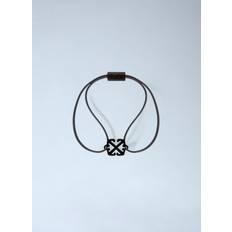 Off-White Virgil Abloh Rubber Enamel Bracelet - Black/Black