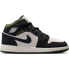 Beige Sportskor Jordan Air 1 Mid SE Junior - Ecru Tint