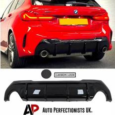 Bumpers Auto Perfectionists UK BMW 1 Series F40 Carbon Fibre Rear Diffuser Lip Valance Bumper Kit