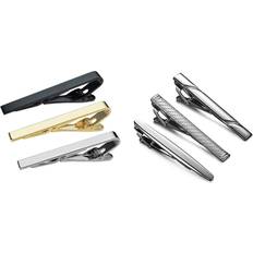 Men Tie Clips on sale Sans Marque Tie Bar Clip Men Silver Color Gold Black