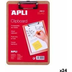 Mapp Med Klämma A5 Trä 24 Antal