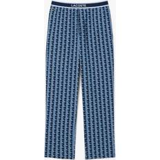 Lacoste Sovplagg Lacoste Pyjamasbyxor Med Monogram - Marinblå