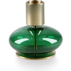 Holmegaard Candlesticks Holmegaard Bubble Candle Holder 8 cm Green Candlestick