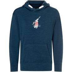 Merinoull Hoodies Barnkläder super.natural Kid's Ski Bunny Hoodie Munkjacka Barn - Blå