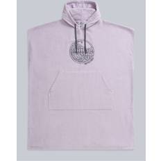 Purple Capes & Ponchos Animal Anna Adjustable Hood Short Sleeve Cotton Towelling Poncho - Lilac