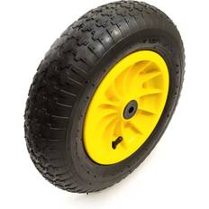 Agricultural Tires PetrolScooter 14 Inch 4 Ply Pneumatic Yellow Bore Wheelbarrow