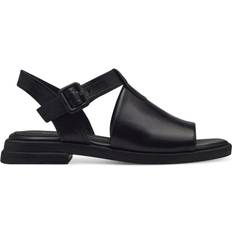 Marco Tozzi Tofflor & Sandaler Marco Tozzi Läder Platta Sandaler Dam - Svart