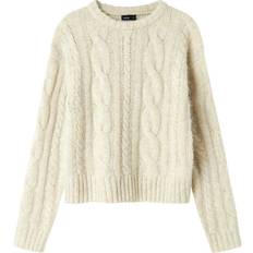 Name It Genbrugsmaterialer Striktrøjer Name It Pullover LMTD Bluse Strik - Lysebeige