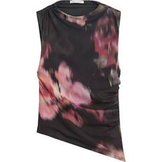 Bershka Gröna Linnen Bershka Topp grön / gammalrosa / röd / svart