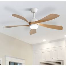 Fans Ivy Bronx 132 cm Modern Ceiling Fan Led Light