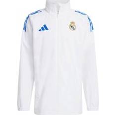 Supporterprodukter adidas Real Madrid Outdoor Tracksuit Jacket EU 2025 26 Blanc XS