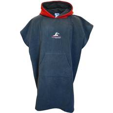 Grå - Voksen Overtøj SwimTech Unisex Adult Microfiber Poncho - Grey/Red