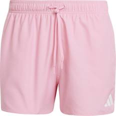 Adidas Pink Swimming Trunks adidas Training 3 Stripe 3 Swim Shorts - Pink