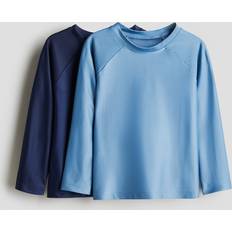 H&M UV Sets H&M Boys UPF 50 Swim Tops - Navy Blue/Blue