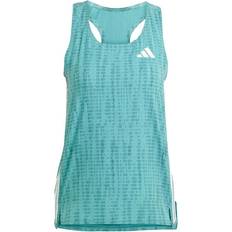 Dame - Turkis Toppe adidas Adizero JP3776 Tanktop