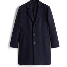 Tommy Hilfiger Kappor & Rockar Tommy Hilfiger Smart Casual Wool Blend Single Breasted Coat - Navy Blue