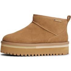 Plateau Curlingstøvler Tommy Jeans Boots - Cognac