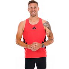 Red - Sportswear Garment Tank Tops adidas Tank Top Adizero Road To Records - Rouge