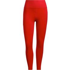 adidas Ivy Park Solid Logo Print Leggings - Red