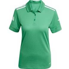 Breathable - Women Polo Shirts adidas Cotton Women's Polo Squadra25 - Vert