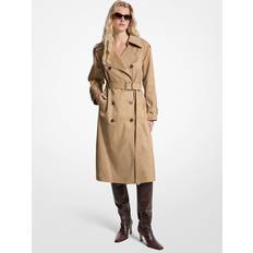 Blend Belted Trench Coat - Natural