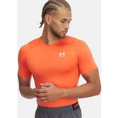 Under Armour Men's Compression Short Sleeve Fire - White