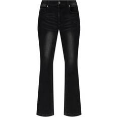 Adidas Dam Jeans adidas Originals Läder Jeans Med Logotyp