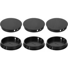 Black Plugs Uxcell 6pcs Plastic Hole Plugs 60mm Black