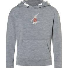 Merinoull Hoodies Barnkläder super.natural Kid's Ski Bunny Hoodie Munkjacka Barn - Grå