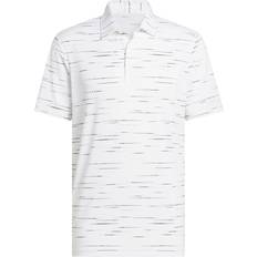 Adidas Pink Polo Shirts adidas Ultimate365 Mesh Glimmer Print Polo Shirt - Clear Pink