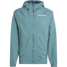 Adidas Polyester Rain Clothes adidas Multi 2L Regenjacke Herren - Grün