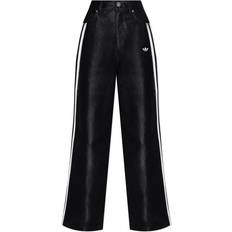 Adidas Svarta Jeans adidas Originals Denim Jeans Med Logotyp