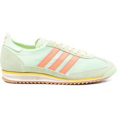 Adidas Rubber Trainers adidas SL 72 Og Three-Stripe Trainers Rubber Fabric Calf Suede Satin - Green