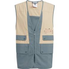 Adidas Unisex Västar adidas Trefoil Patchwork Multi-Pocket Zip Vest - Multicolor