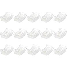 Yellow Light Strips Uxcell 15 Pcs Led Connector 2 Pin 10mm Light Strip
