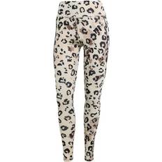 Adidas Tights adidas Leopard Print Sports Leggings - Beige