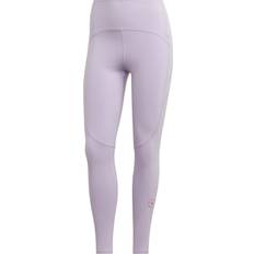 Adidas Lila Strumpbyxor & Stay-ups adidas Stella McCartney Solid Logo Print Leggings - Purple