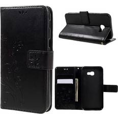 Mobilfodral samsung a5 2017 Lux-Case Butterfly Läder Samsung Galaxy A5 2017 Fodral Svart