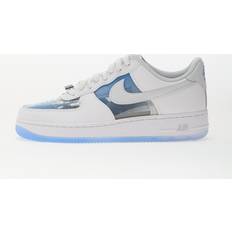 Nike Air Force 1 Low Retro Trainers Sneakers - White/Pure Platinum University Blue