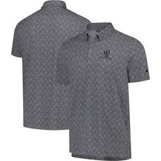 adidas Go-To Printed Stripe Polo Shirt - Grey Three Mel