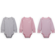 Nike Bodysuits Nike Baby Essentials Long-Sleeve Bodysuits - Brown
