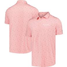Adidas Pink Polo Shirts adidas Ultimate 365 All Over Print Polo - Pink